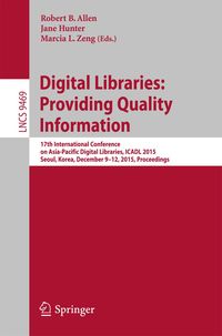 Produktbild: Digital Libraries: Providing Quality Information