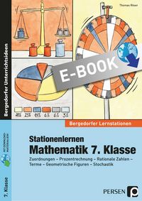Produktbild: Stationenlernen Mathematik 7. Klasse