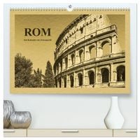 Produktbild: Rom-Ein Kalender im Zeitungsstil (hochwertiger Premium Wandkalender 2027 DIN A2 quer), Kunstdruck in Hochglanz