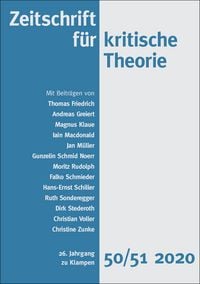 Produktbild: Zeitschrift f&uuml;r kritische Theorie / Heft 50/51 (2020)