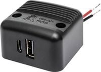 Produktbild: ProCar Aufbau-Power USB-C/A Doppelsteckdose PD/QC max 30W 12 V, 24V