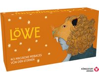 Produktbild: Sternzeichen L&ouml;we 40 Karten in Magnetschachtel mit Metallicfolie - Magische Messages von den Sternen