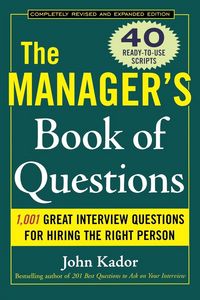 Produktbild: The Manager's Book of Questions