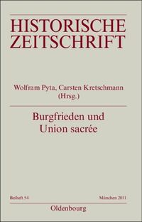 Produktbild: Burgfrieden und Union sacr&eacute;e