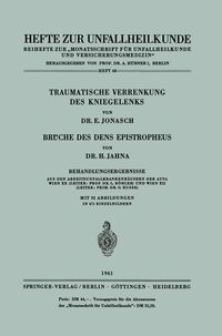 Produktbild: Traumatische Verrenkung des Kniegelenks Br&uuml;che des Dens Epistropheus