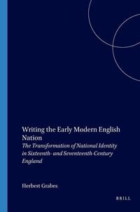 Produktbild: Writing the Early Modern English Nation