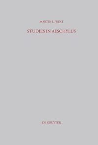 Produktbild: Studies in Aeschylus