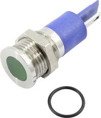 Produktbild: TRU COMPONENTS 1605982 LED-Signalleuchte Gr&uuml;n 12V DC/AC 200 mcd