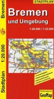 Produktbild: Bremen und Umgebung 1 : 20 000. Stadtplan