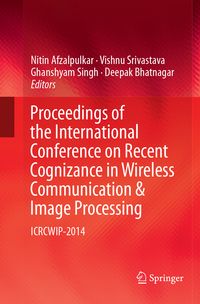 Produktbild: Proceedings of the International Conference on Recent Cognizance in Wireless Communication & Image Processing