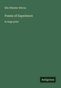 Produktbild: Poems of Experience