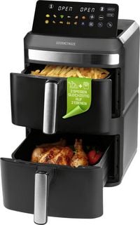 Produktbild: GourmetMaxx 16818 Hei&szlig;luft-Fritteuse 12l 2800W Antihaftbeschichtung, BPA-frei, Cool-Touch-Geh&auml;use, digitaler Timer, Grillfunktion
