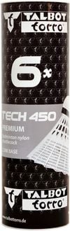 Produktbild: Badm.-Ball TECH 450 Korb:white, Speed red/fast, 6pcs.Tube