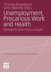 Produktbild: Unemployment, Precarious Work and Health