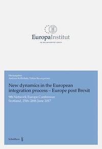 Produktbild: New dynamics in the European integration process - Europe post Brexit