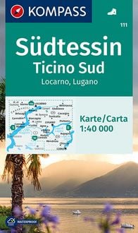 Bild vom Artikel KOMPASS Wanderkarte 111 Südtessin - Ticino Sud - Locarno - Lugano 1:40.000 vom Autor 