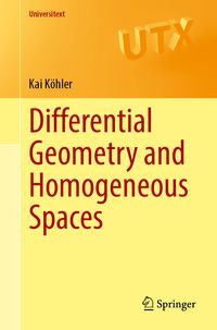 Produktbild: Differential Geometry and Homogeneous Spaces