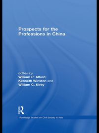 Produktbild: Prospects for the Professions in China