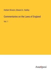 Produktbild: Commentaries on the Laws of England