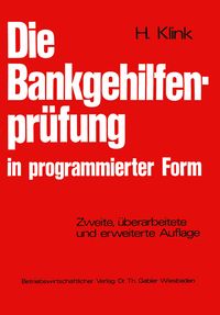 Produktbild: Die Bankgehilfenpr&uuml;fung in programmierter Form