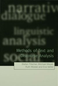 Produktbild: Methods of Text and Discourse Analysis