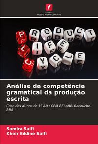 Produktbild: An&aacute;lise da compet&ecirc;ncia gramatical da produ&ccedil;&atilde;o escrita