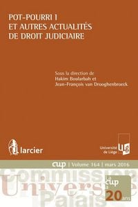 Produktbild: Pot-Pourri I et Autres Actualites de Droit Judiciaire