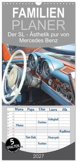 Produktbild: Familienplaner 2027 - Der SL - &Auml;sthetik pur von Mercedes Benz mit 5 Spalten (Wandkalender, 21 x 45 cm) CALVENDO