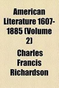 Produktbild: American Literature 1607-1885 (Volume 2)