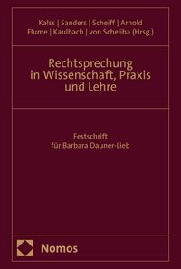 Produktbild: Rechtsprechung in Wissenschaft, Praxis und Lehre