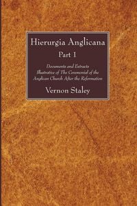 Produktbild: Hierurgia Anglicana, Part 1