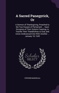 Produktbild: A Sacred Panegyrick, Or