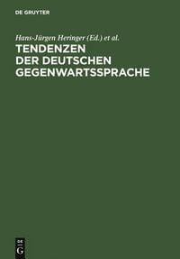 Produktbild: Tendenzen der deutschen Gegenwartssprache