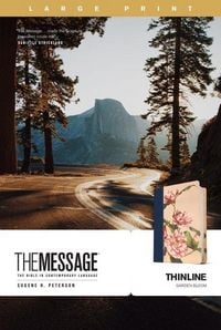 Produktbild: The Message Thinline, Large Print (Leather-Look, Garden Bloom)