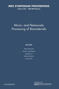 Produktbild: Micro-And Nanoscale Processing of Bomaterials