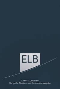 Produktbild: Elberfelder Bibel. Die gro&szlig;e Studien- und Kommentarausgabe Leder, Platinschnitt