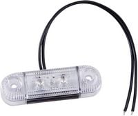Produktbild: SecoR&uuml;t Umriss-Markierungsleuchte Markierungsleuchte seitlich 12 V, 24V Rot Klarglas