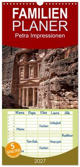 Produktbild: Familienplaner 2027 - Petra Impressionen mit 5 Spalten (Wandkalender, 21 x 45 cm) CALVENDO