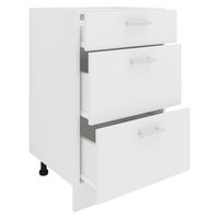 Produktbild: K&uuml;chenschrank B 50 cm Unterschrank Schublade Esilo