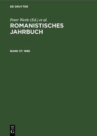 Produktbild: Romanistisches Jahrbuch / 1986