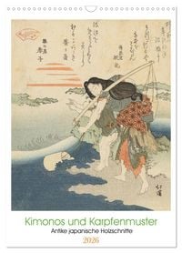 Produktbild: Kimonos und Karpfenmuster (Wandkalender 2026 DIN A3 hoch), CALVENDO Monatskalender