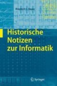 Produktbild: Historische Notizen zur Informatik
