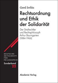 Produktbild: Rechtsordnung und Ethik der Solidarit&auml;t