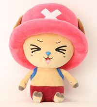Produktbild: One Piece New Chopper 4 (geschlossene Augen) Pl&uuml;sch, 25 cm