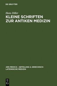Produktbild: Kleine Schriften zur antiken Medizin
