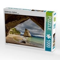 Produktbild: CALVENDO Puzzle Cathedral Cove - Nordinsel | 1000 Teile Lege-Gr&ouml;&szlig;e 64x48cm Foto-Puzzle f&uuml;r gl&uuml;ckliche Stunden
