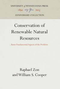 Produktbild: Conservation of Renewable Natural Resources