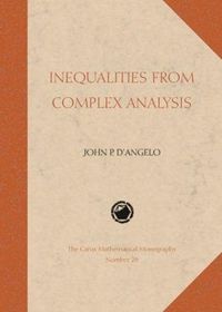 Produktbild: Inequalities from Complex Analysis