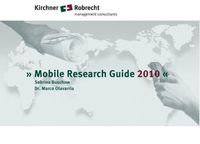Produktbild: Mobile Research Guide 2010