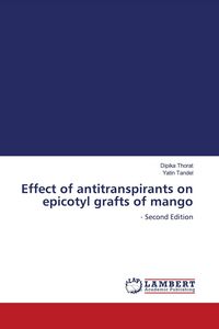Produktbild: Effect of antitranspirants on epicotyl grafts of mango